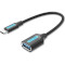 Кабель OTG VENTION USB 3.1 CM/AF 0.15м Black (CCVBB)