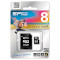 Карта памяти SILICON POWER microSDHC 8GB Class 10 + SD-adapter (SP008GBSTH010V10SP)