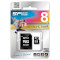 Карта пам'яті SILICON POWER microSDHC 8GB Class 10 + SD-adapter (SP008GBSTH010V10SP)