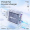 Зарядний пристрій ACEFAST A45 Fast Charge Wall Charger GaN PD65W (2xUSB-C+1xUSB-A) Mountain Mist