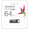Флэшка ADATA UR340 64GB USB3.2 Black (AROY-UR340-64GBK)
