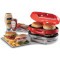 Бутербродница ARIETE 0205 Hamburger Maker Party Time Red (00C020500AR0)