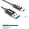 Кабель CHOETECH AC0007 USB-A to Type-C Cable 1м Black