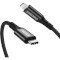 Кабель CHOETECH XCC-1007 Type-C to Type-C 100W Cable 2м Black