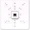 Точка доступу UBIQUITI UniFi 6 Enterprise In-Wall (U6-ENTERPRISE-IW)