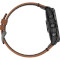 Смарт-часы GARMIN Epix Pro Gen. 2 Sapphire 51mm Carbon Gray DLC Titanium with Chestnut Leather Band (010-02804-30)