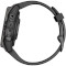 Смарт-часы GARMIN Fenix 7S Pro Sapphire Solar 42mm Carbon Gray DLC Titanium with Black Silicone Band (010-02776-11/54)