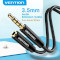 Кабель-подовжувач VENTION 3.5mm Audio Extension Cable mini-jack 3.5 мм 1.5м Black (BHBBG)