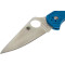 Складаний ніж SPYDERCO Delica 4 Flat Ground Blue (C11FPBL)