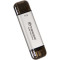 Портативний SSD диск TRANSCEND ESD310 1TB USB3.2 Gen2 Silver (TS1TESD310S)