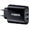 Зарядное устройство VARTA Wall Charger Black (57958101401)