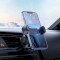 Автотримач для смартфона HOCO CA110 Pull Clip Air Outlet Car Holder Black Metal Gray