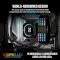 Модуль памяти CORSAIR Dominator Platinum RGB Black DDR5 7200MHz 32GB Kit 2x16GB (CMT32GX5M2X7200C34)