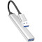 USB-хаб HOCO HB26 4-in-1 USB-C to 1xUSB3.0, 3xUSB2.0 Silver