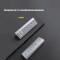 USB-хаб ACASIS USB-A to 5xUSB-A3.0, TF/SD, AUX Silver