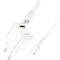 Зарядний пристрій HOCO C98A Proton 1xUSB-A, QC3.0 White w/Type-C cable (6931474766878)