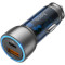 Автомобільний зарядний пристрій HOCO NZ8 Sprinter 1xUSB-A, 2xUSB-C, PD25W, QC3.0 Blue w/Type-C to Lightning cable (6931474782748)