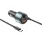 Автомобільний зарядний пристрій HOCO NZ9 Galloper 2xUSB-C, 1xUSB-A, 95W Black w/Type-C to Type-C cable (6931474795120)