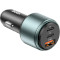 Автомобільний зарядний пристрій HOCO NZ9 Galloper 2xUSB-C, 1xUSB-A, 95W Black w/Type-C to Type-C cable (6931474795120)