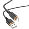 Кабель HOCO X95 Goldentop USB-A to Lightning 1м Black