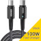 Кабель ESSAGER Sunset 100W Charging Data Cable Type-C to Type-C 3м (EXCTT1-CGC01)