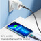 Кабель ESSAGER LED Digital Display Fast Charging Data Cable PD20 W Type-C to Lightning 2м Black (EXCTL-YDA01)