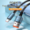 Кабель ESSAGER Sunset Fast Charging Data Cable 6A USB-A to Type-C 66W 3м Black (EXCT-CGC01)