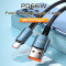 Кабель ESSAGER Sunset 66W Fast Charging Data Cable 6A USB-A to Type-C 2м Black (EXCT-CGA01)