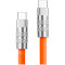 Кабель POWERPLANT USB Type-C to Type-C PD 120W 3м Orange (CA913923)