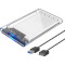 Кишеня зовнішня DYNAMODE DM-CAD-25316 2.5" SATA to USB 3.0 Transparent