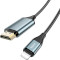 Кабель HOCO UA15 Lightning to HDMI MHL Lightning - HDMI 2м Gray (6931474750365)