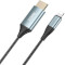 Кабель HOCO UA15 Lightning to HDMI MHL Lightning - HDMI 2м Gray (6931474750365)