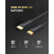 Кабель UGREEN ED015 Flat Cable HDMI v2.0 2м Black (70159)