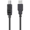 Кабель HP USB2.0 AM/BM 1м Black (DHC-PT100-1M)