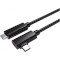 Кабель Type-C Gtwin 90° Oculus Quest Gen2 Link VR PVC USB3.1 Gen2 5Gbps 5A 5м Black (1005002414924340PVCC5B)