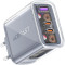 Зарядний пристрій ACEFAST A45 Fast Charge Wall Charger GaN PD65W (2xUSB-C+1xUSB-A) Mica Gray