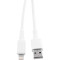 Кабель PROOVE Small Silicone USB-A to Lightning 2.4A 1м White