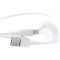 Кабель PROOVE Small Silicone USB-A to Lightning 2.4A 1м White