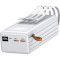 Повербанк PRODA Azeada Smart Energy PD-P82 22.5W PD+QC Fast Charging Power Bank 50000mAh White