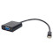 Адаптер CABLEXPERT Mini DisplayPort - VGA Black (A-MDPM-VGAF-02)