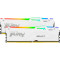 Модуль пам'яті KINGSTON FURY Beast RGB White DDR5 5200MHz 64GB Kit 2x32GB (KF552C40BWAK2-64)