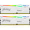 Модуль пам'яті KINGSTON FURY Beast RGB White DDR5 6000MHz 64GB Kit 2x32GB (KF560C40BWAK2-64)