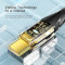 Кабель ESSAGER Interstellar Transparent Design Charging Cable Type-C to Type-C 100W 2м Black (EXCTT1-XJA01-P)