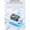 Зарядное устройство USAMS US-CC180 Sandru 65W 3 Ports GaN Fast Charger White (CC180TC02)