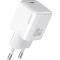 Зарядное устройство USAMS US-CC183 X-ron Single USB PD20W Fast Charger White (CC183TC02)