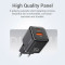 Зарядний пристрій USAMS US-CC189 X-ron Dual USB PD30W Fast Charger Black (CC189TC01)