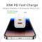 Зарядний пристрій USAMS US-CC189 X-ron Dual USB PD30W Fast Charger White (CC189TC02)