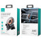 Автодержатель с беспроводной зарядкой USAMS US-CD164 Magnetic Air Vent Car Holder with 15W Wireless Charger Transparent (CD164DZ02)