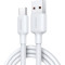 Кабель USAMS US-SJ601 U84 Type-C 3A Charging & Data Cable 1м White (SJ601USB01)