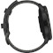 Смарт-часы GARMIN Venu 3 45mm Slate Stainless Steel Bezel with Black Case and Black Leather Band (010-02784-52)